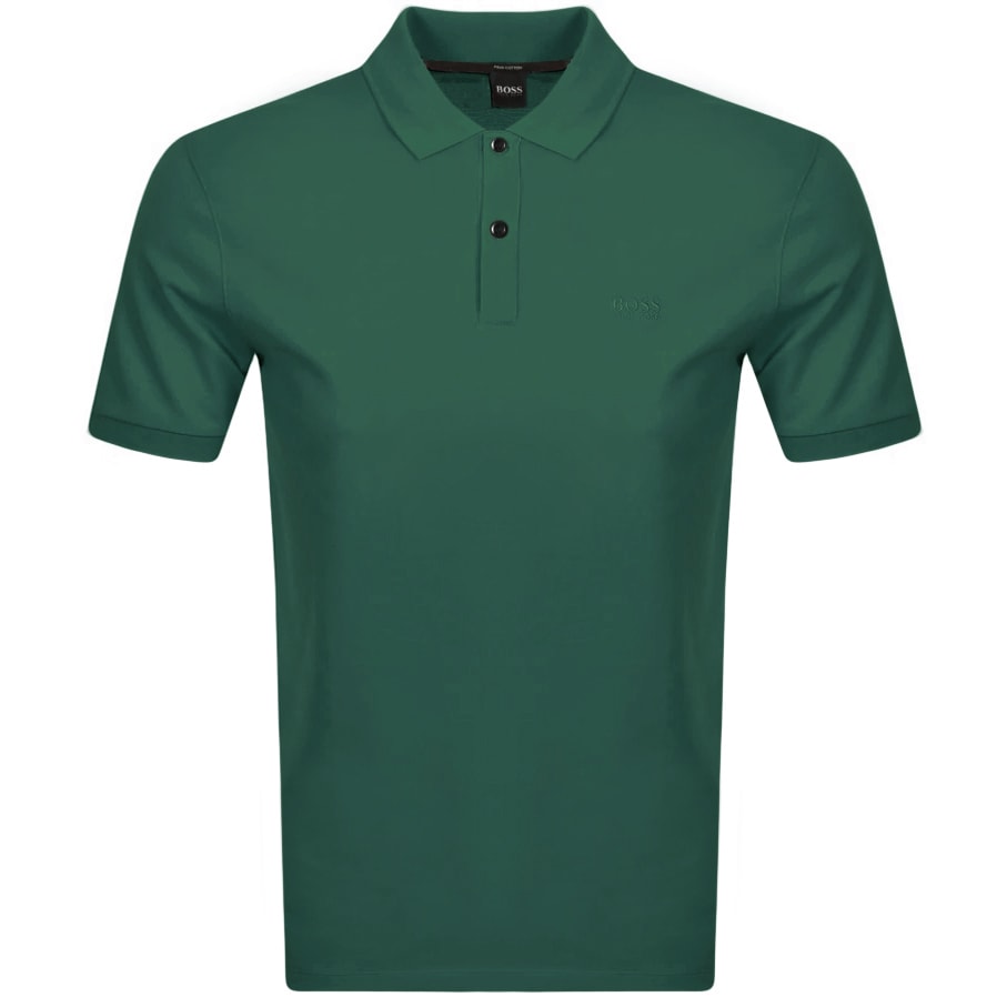 Alternative Image for ProductBOSS Pallas Short Sleeved Polo T Shirt Green1